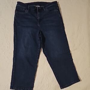 Christopher & Banks Dark Blue Capri Pants Sz 4